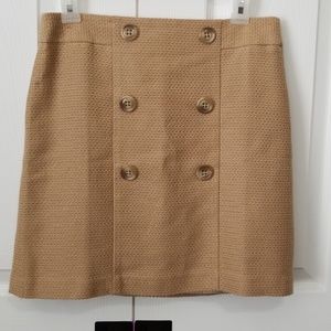 7. Loft mini front buttons skirt